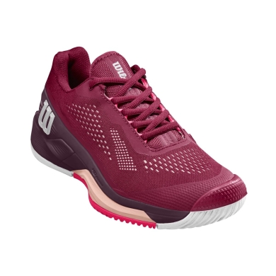 Wilson Tennis Shoes Rush Pro 4.0 Allcourt Red Ladies